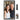 Digital photo frame displaying a couple, with a remote control and smartphone showing the same image.